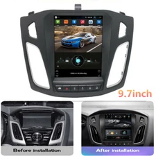 9.7in Car Radio Multimedia Video Player Navigation GPS Android For Focus 12-17 