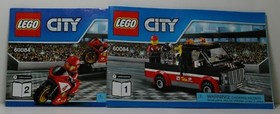 LEGO CITY 60084 RACING BIKE TRANSPORTER 2015  USED COMPLETE INSTRUCTIONS