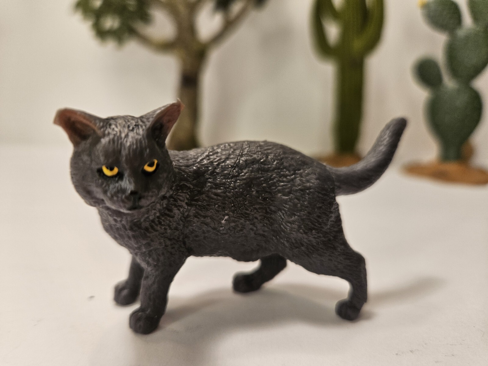 Black Cat Figure Toy Grift Plastic Child Figura De Gato Juguete Regalo