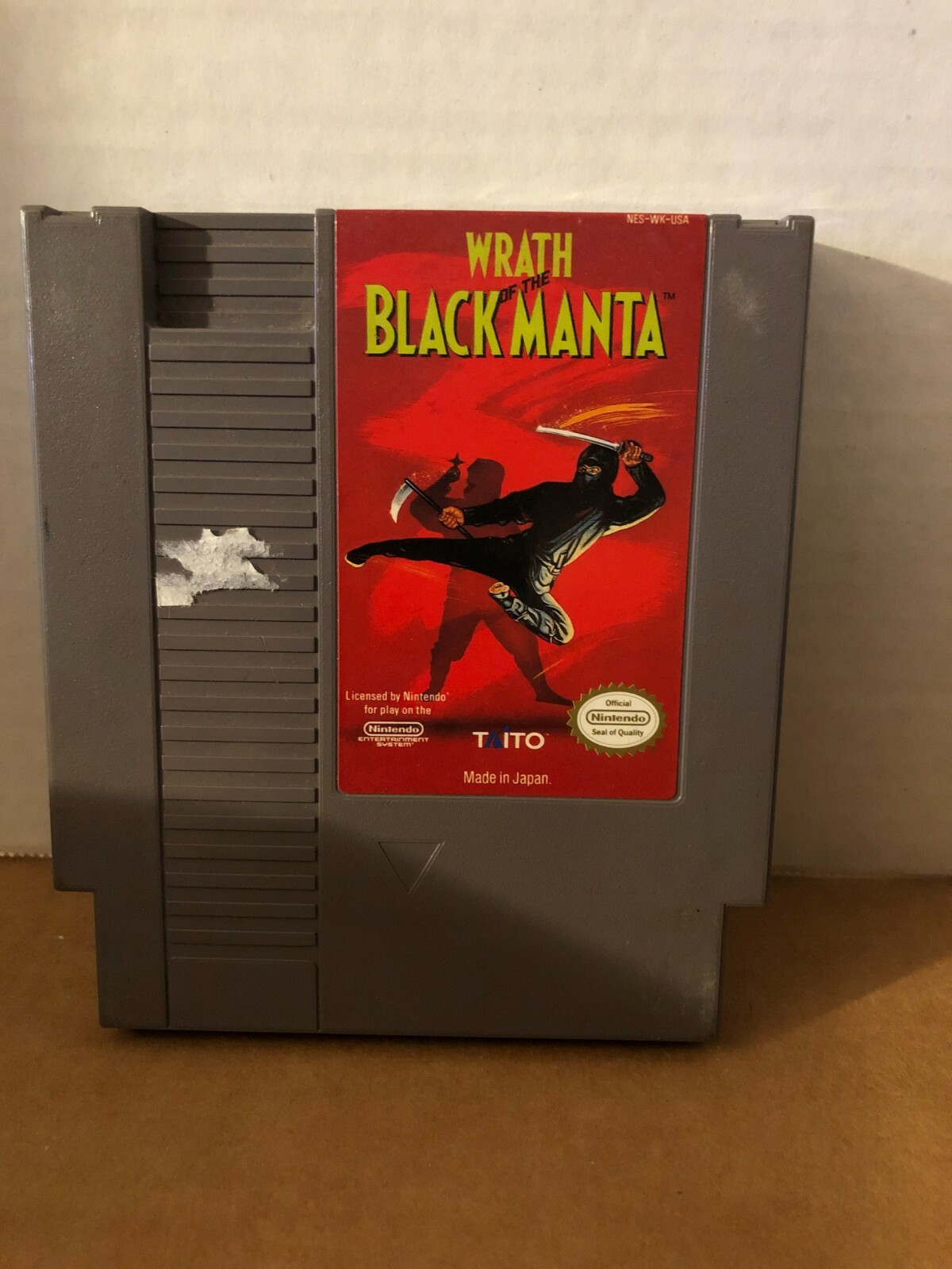 Wrath of the Black Manta ORIGINAL NINTENDO NES 
