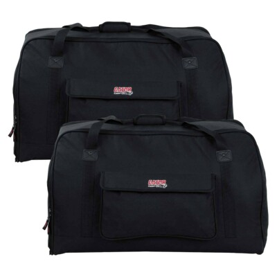 Gator GPA-TOTE15 Speaker Tote Bag for Compact 15'' Cabinets 2-Pack