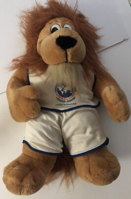 1990 Seattle Goodwill Games Unitus The Lion Stuffed Plush Mascot Toy With Tag