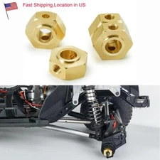 FLYXM 47g Brass Hex Hub Adapter 7.5mm Thick for 1:6 RC Car Axial SCX6 AXI05000