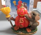 Charming Tails Figurines - Building a Pumpkin-Man