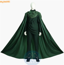 Costume cosplay Loki stagione 2 Loki uomo mantello top pantaloni scarpe abiti set completo