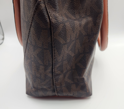 Michael Kors Tote Bag MK signature PVC Double Handle 11" by 15" - Picture 9 of 24