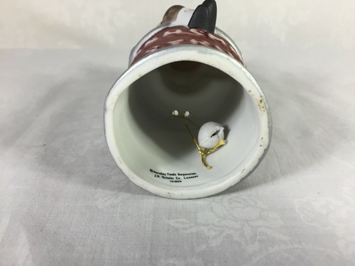 Vintage Hershey's Syrup Elf Ceramic Bell J.H. Schuler Co. Collectible - Bild 4 von 6