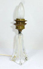 DAUM Lampe Kristallglas signiert