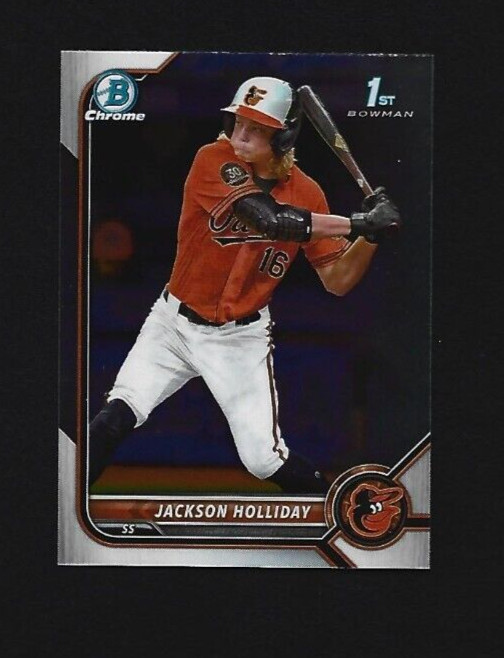 2022 Bowman Draft Jackson Holliday Chrome BDC-168 Baltimore Orioles  (I)