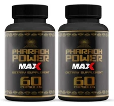 (2 Pack) Pharoah Power MAX Formula Pills, Male Health Supplement To Boost Energy