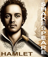 Young Hamlet William Shakespeare Tragedy Play Poster Repro FREE S/H in Usa