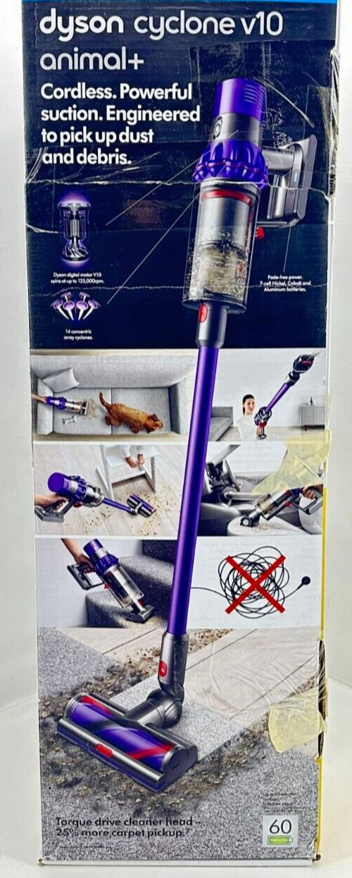 Dyson Cyclone V10 Animal+ Cordless Stick Vacuum Cleaner Set Purple