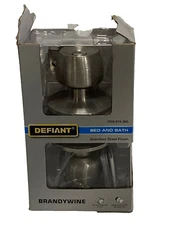 Defiant Brandywine Bed and Bath Door Knob Lock, Stainless Steel