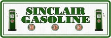 Sinclair Gasoline 6" x 18" Metal Sign