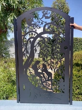 Contemporary modern metal gate, Modern Metal Gate, Custom size Art Pedestrian