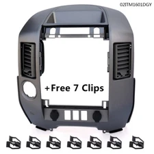 Fit For 04-06 Nissan Titan XE SE Armada Center Dash Radio Ac Bezel w/o Speaker