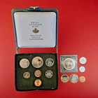 🍁 2x Canada 1973 Silver Specimen Proof Uncirculated Canadian Mountie Coin Sets
