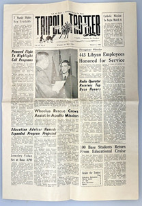 1966 Tripoli Trotter USAF Wheelus Air Base Libya Cold War Base Newspaper