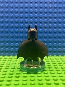 LEGO Dimension Gray Batman Minifigure w/ Character Game Disc | Authentic LEGO | 
