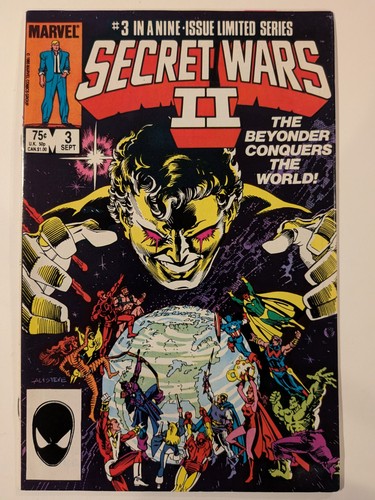 Marvel Secret Wars II #3 (1985) Jim Shooter Al Milgrom Beyonder