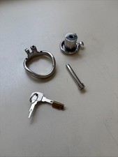 Stainless Steel Male Chastity Device with Lock And Key 50mm