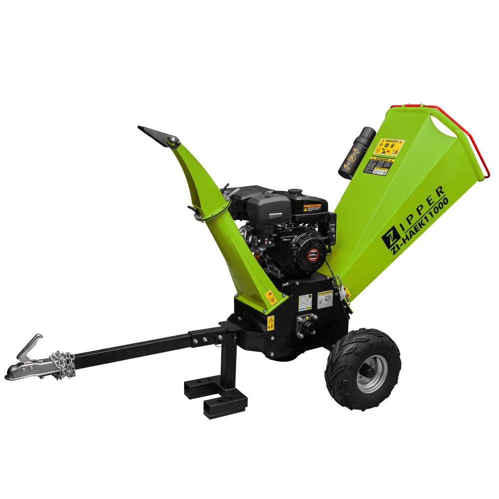 Zipper ZI-HAEK11000 Petrol Garden Chipper 120mm Capacity 9kW 420cc