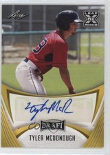 2021 Leaf Draft Base Gold Tyler McDonough #BA-TM4 Auto 1kd7
