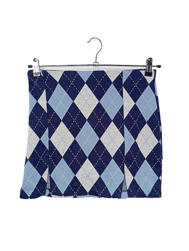 H&M Falda acampanada Mujeres Falda Talla EU 36 azul-gris claro look casual - Imagen 4 de 5