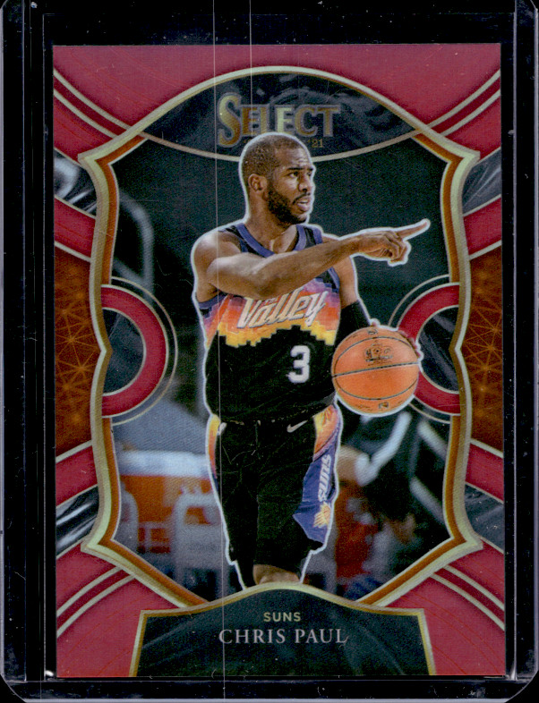 2020-21 Panini Select Basketball - Chris Paul - Concourse - Red Prizm - /199