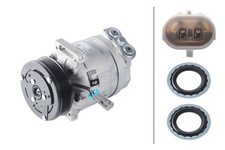 HELLA 8FK 366 200-591 V5 Klimaanlage Klimakompressor PAG 46 R134a für FIAT CROMA