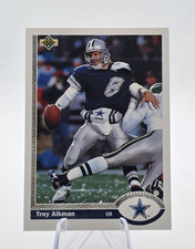 1991 Upper Deck Troy Aikman Cowboys Rookie #152 Football Card
