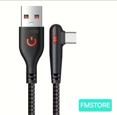 Cavo da USB a tipo C compatto ricarica rapida Type-C 90° connettore a gomito #xx - Photo 7/7
