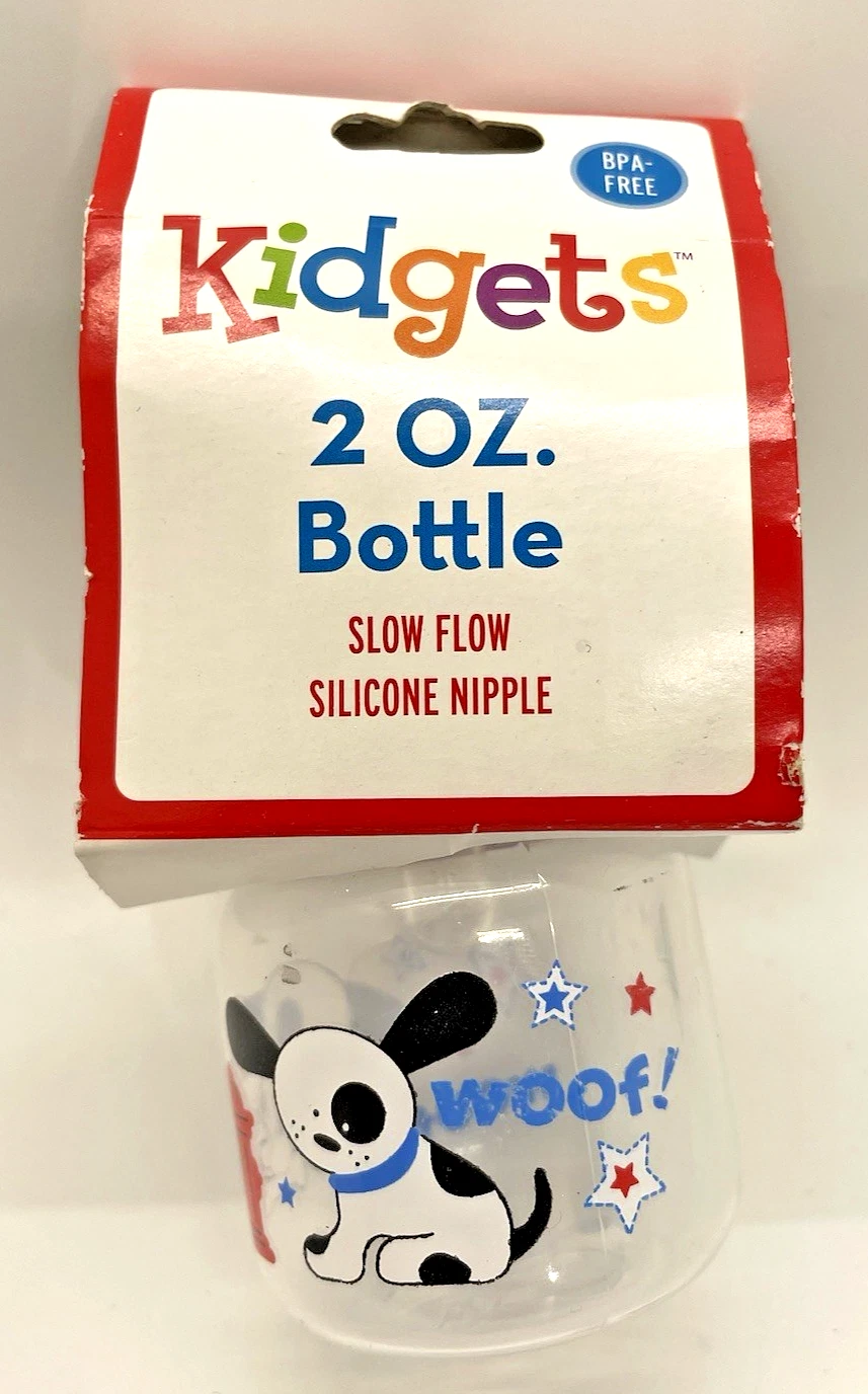 Kidgets Baby Bottle Puppies 2 oz