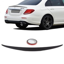 Sport Heckspoiler Schwarz Matt + 3M Set passt f&uuml;r Mercedes E-Klasse W213 und AMG