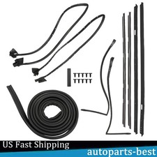 9pcs Roof Rail Window Door Trunk Seal Weatherstripping For 83-88 Monte Carlo Ss 9pcs Roof Rail Window Door Trunk Seal Weatherstripping For 83-88 Monte Carlo Ss