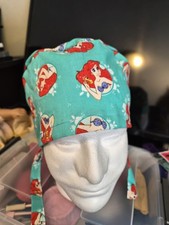 LITTLE MERMAID Handmade SURGICAL SCRUB CAPS