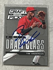 2013 Prizm Tim Anderson Perennial Draft Class Rookie RC On Card Auto #117. rookie card picture