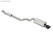 Milltek Sportauspuffanlage ab Kat Peugeot 208 1.6l GTi 2x80mm rund in schwarz