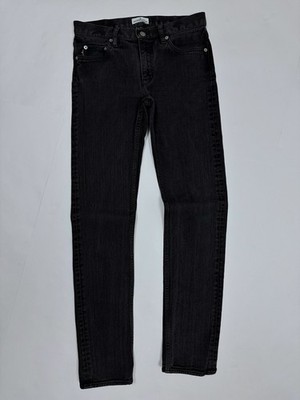 Stone Island Junior Boys Gray Skinny Denim Jeans Patch Logo Age 14 Size 170