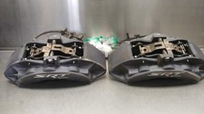 21-23 Challenger Charger Srt Oem Brembo 6 Piston Front Brake Calipers Black 23k