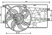 LüFter MotorküHlung FüR Fiat Qubo Fiorino Kasten/Kombi Peugeot Bipper Tepee