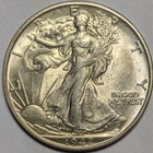 1942 walking liberty half dollar 50c - free shipping