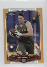 2014 Topps Chrome Mini Gold Refractor /10 Troy Niklas #182 Rookie RC
