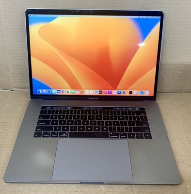 MacBook Pro 15'' 2017 Intel i7-7820HQ@2.9GHz 16GB RAM 500GB A1707 macOS Ventura