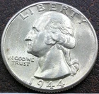 US 1944 Washington Quarter **