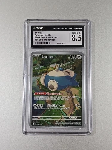 Snorlax [SVP 051] - CGC 8.5 - 151 Elite Trainer Box Promo - Pokemon TCG 2023