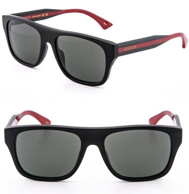 GUCCI GG2119S WEB Stripe Logo 2119 Black Green Geometric 001