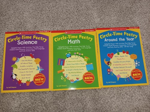 Circle Time Poetry: Around The Year/Math/scien( PreK-1) - Paperback - LIKE NEW - Picture 7 of 8