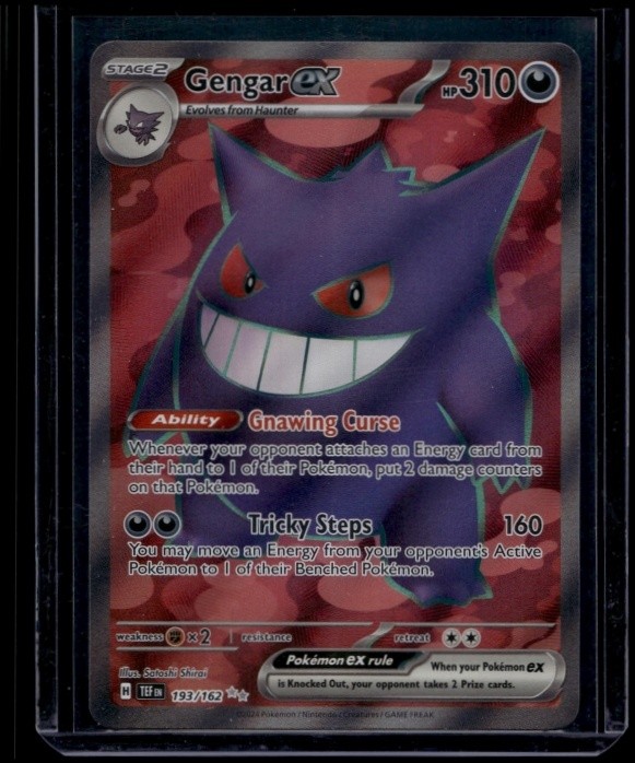Pokemon TCG Gengar ex 193/162 Temporal Forces Ultra Rare NM
