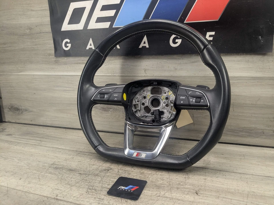 18-20 OEM AUDI Q5 SQ5 SPORT кожаный руль с переключателями и переключателями - Изображение 2 из 4